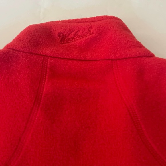 Woolrich Fleece Vest Red Small - Picture 3 of 6